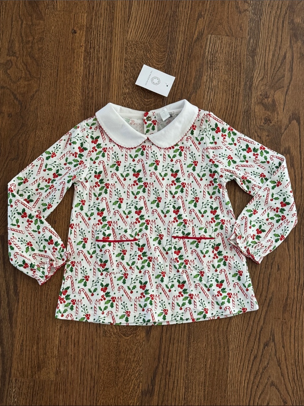 The Proper Peony New With Tags Parkside Pima Mistletoe Top